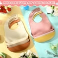 thumbnail image 6 of Lsupdaol Silicone Bibs Waterproof Silicone Baby Bibs Soft Adjustable Baby Feeding Unisex Kid Eating Supplies, 6 of 14