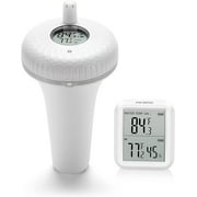 Inkbird IBS-P0R wireless Pool Thermometer & Receiver Set, Floating Thermometer with Easy Read Display, 300ft Remote Range and IPX7 Waterproof for Swimming Pool, Hot Tub, Spa, Hot Spring, and Bath