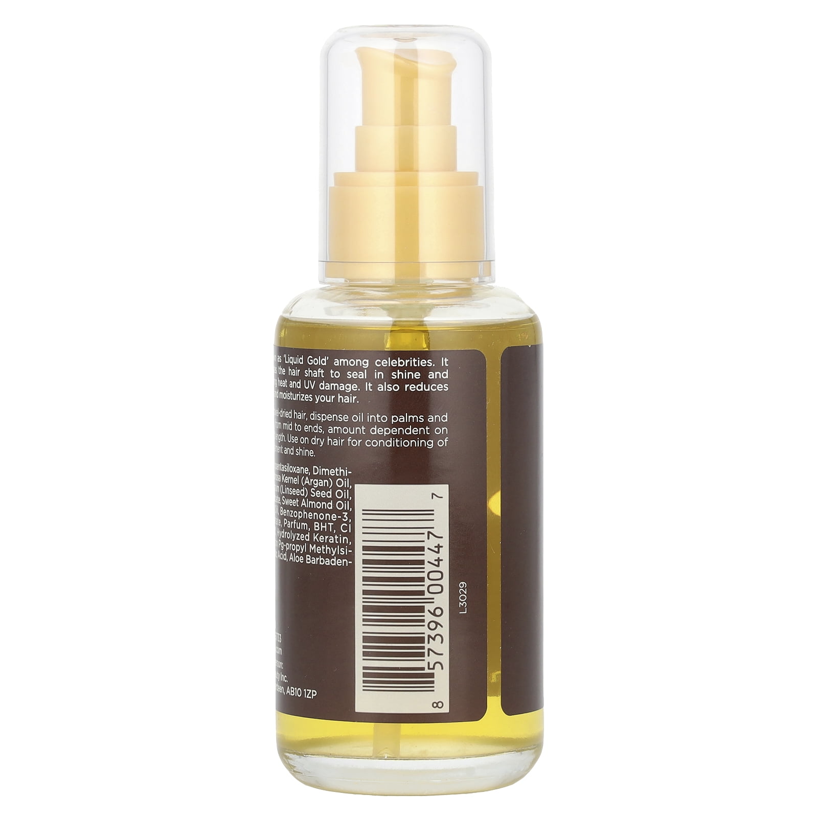 Luseta Argan Oil Smoothing &amp; Nourishing Hair Repair Serum for All Hair Types - Sulfate Free Pareben Free Color Safe