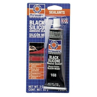 Permatex 81173 Black Silicone Adhesive Sealant, 12.9 oz