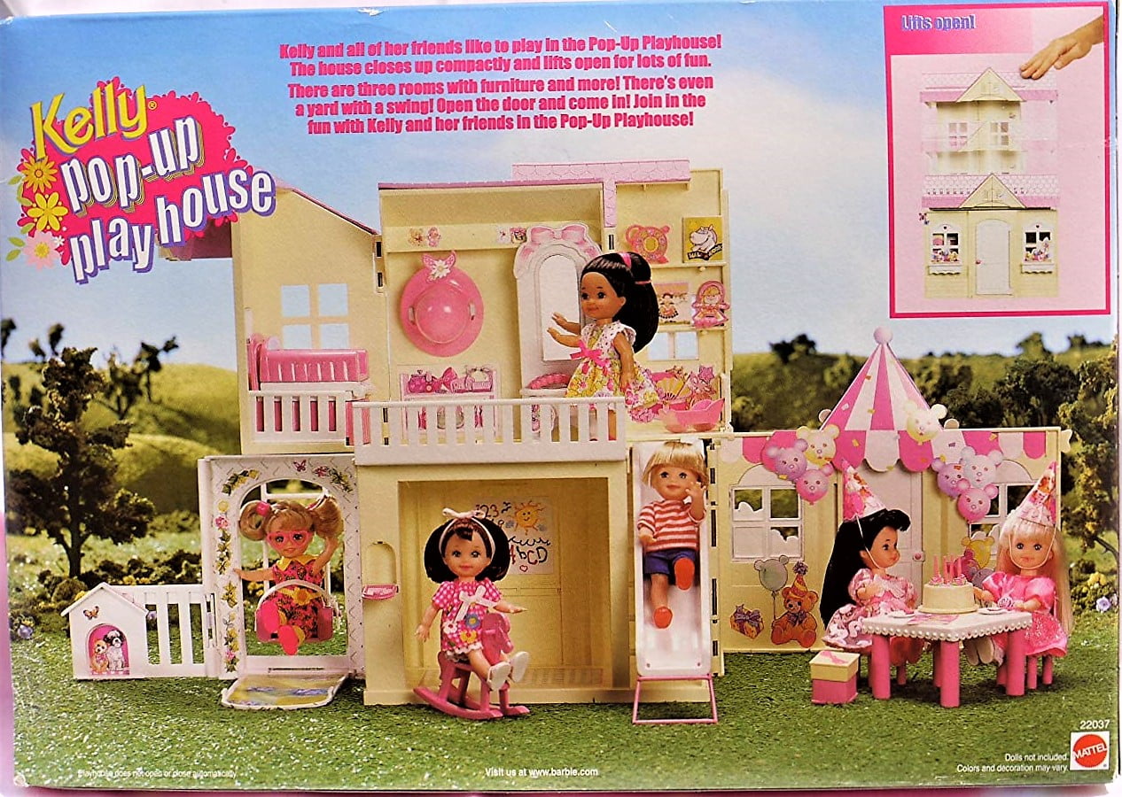 barbie pop up house