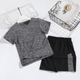 thumbnail image 2 of TOWED22 Toddler Baby Boy Summer Clothes T-Shirts and Shorts 2 Pcs Dinosaur Short Set Summer Clothes Outfit(Grey,6-7 Y), 2 of 4