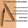 thumbnail image 2 of Quick-drying Fluorescent Color Multifunctional Self- False Eyelashes 3ML Korean Eye Glitter, 2 of 3