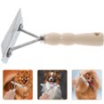 thumbnail image 2 of Miangastore Pet Grooming Brush Dog Rake For Hair Removal Handle For Gentle Skin For Dematting And Cleaning Pet, 2 of 8