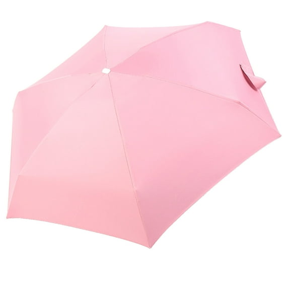 5-Fold Super Lightweight Mini Travel Anti-UV Rainproof Folding Pocket Umbrella Parasol for Men Women Multiple Colors