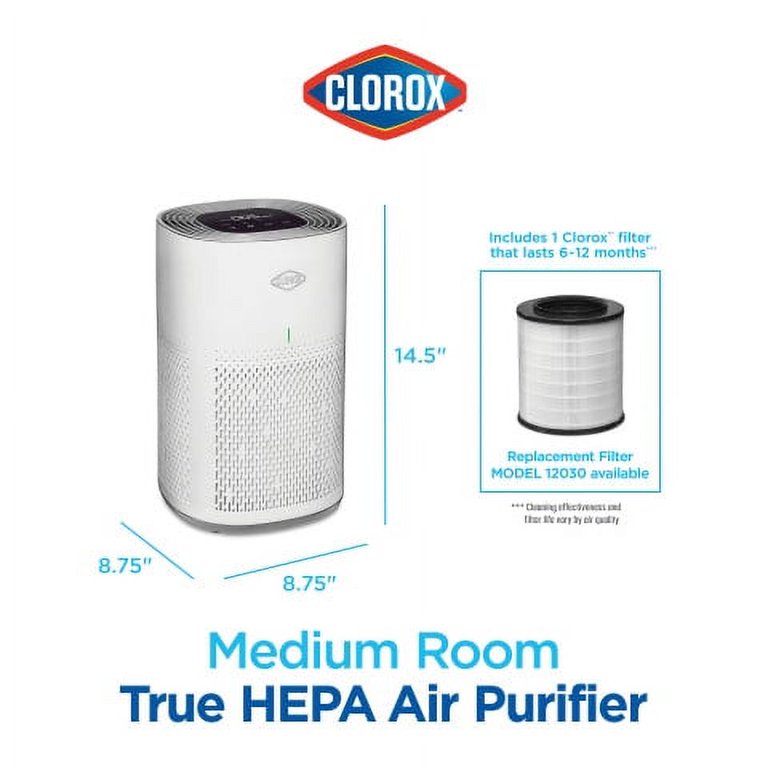 Clorox Smart 225 Medium Room Air Purifier 11031 - The Home Depot