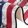 thumbnail image 6 of SKYSONIC Cracked USA Flag Wall Runner Rug with Rubber Backing, Broken American Flag Non Slip Entryway Rug Runner Washable Soft Area Rug Carpet for Hallway Bedroom Kitchen Decor,2'x6', 6 of 6
