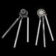thumbnail image 5 of Dilatadores de acero inoxidable, dilatadores, dilatadores, colgantes, joyería corporal, 00-2 g 6 mm, 5 of 9