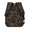 thumbnail image 4 of Easygdp Decorative Feathers Mochila Ergonómica Versátil para Laptop - Múltiples Bolsillos, Correas Ajustables, Unisex para Escuela, Viajes y Actividades al Aire Libre-One Size, 4 of 5