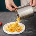 thumbnail image 3 of Mosiee Casserole à Friteuse Profonde en Acier Inoxydable Casserole Chauffe-Lait Casserole de Cuisson Portable Panier de Friture Marmite à Soupe pour la Cuisine Cuisson au Four Poulet Frit, 3 of 9