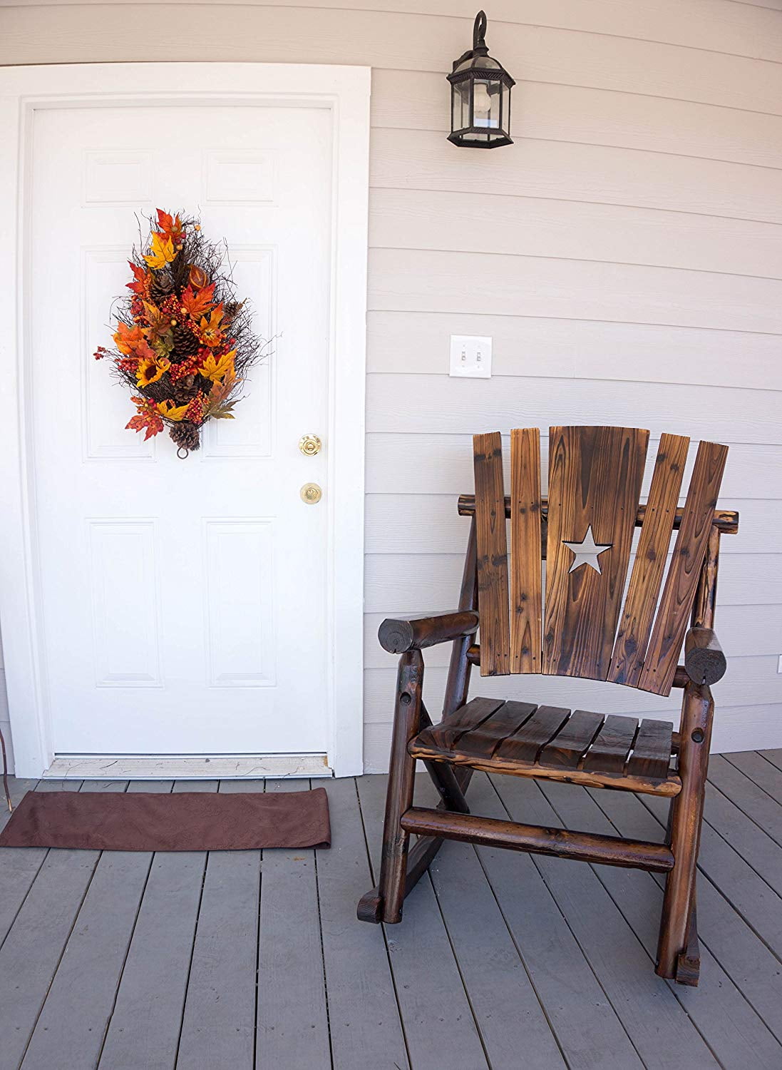 Leigh Country Char-log Rocker With Star Cutout