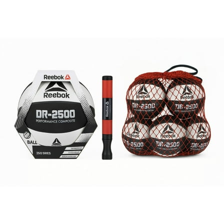 Reebok Basketball Bundle with Official Size 7 Ball, Hand Pump & Mesh Bag – Indoor Outdoor Basketball Set for Adults & Teens