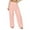 Pink, variant on Fiaer Women Pants Fashion Solid Color Straight Leg Trousers Comfortable Soft Warm High Waisted Slacks for Daily Wear Pink S