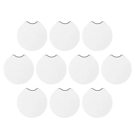 

20 Pieces 2.75 Inch Sublimation Blank Cup Coasters Blank Cup Mat Heat Transfer Blank Coasters Round Neoprene Coasters
