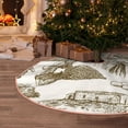 thumbnail image 5 of KLL Christmas Tree Skirt,Party Decorations Farmhouse for Christmas Decorations Holiday Party 30" -Olive Picking, 5 of 6