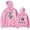 pink, variant on Bladee CV ANCHOR Hoodies Merch Women Men Long sleeve Fashion Casual Hooded Sweatshirts