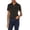 Black, variant on womens X-Temp Performance Polo Shirt,Black,Small