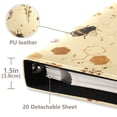 thumbnail image 4 of PU Leather Photo Album with Self-Adhesive Pages Scrapbook DIY Picture Holds 20+ Sheets Bees and Flowers Pattern, 4 of 9