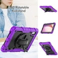 thumbnail image 4 of SaniMore for Lenovo Tab M9 Case 9 inch 2023 Tablet, Multi-Functional Rotating Kicktand Cover Built-in Screen Protector, Lenovo Tab M9 Tablet Case with Handle Shoulder Strap & Pen Holder, Purple, 4 of 7