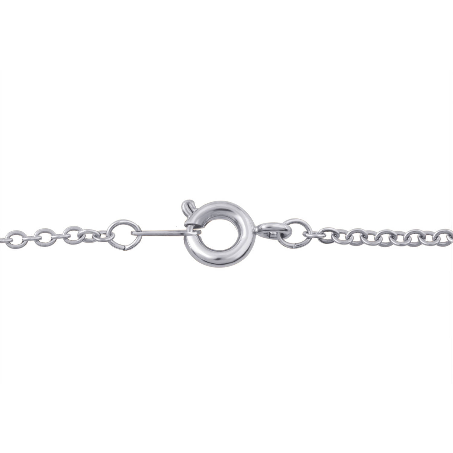 Diamond Accent Silver-Tone Double Halo Frame Pendant, 18" Chain