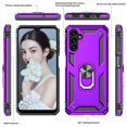thumbnail image 6 of LeYi Galaxy A13 5G Case, Samsung A13/A32/A23 5G 4G/A04S Case with Screen Protectors [2 Pack], Military-Grade Heavy Duty Phone Case with Magnetic Ring Kickstand for Samsung A13 5G/ A04S/ A04, Purple, 6 of 7