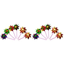 Set of 2 Multiple Usage Pinwheel Handheld Windmill Toy