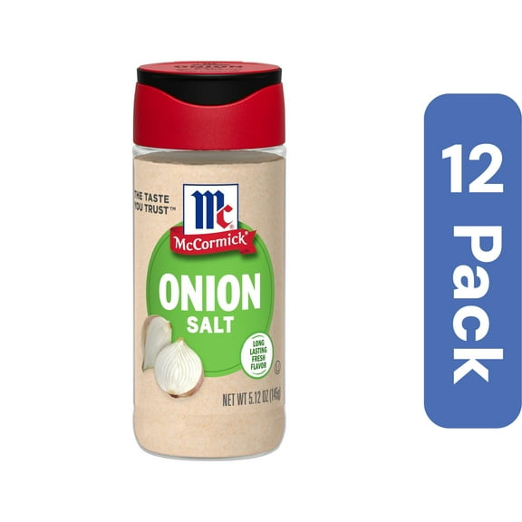 McCormick Spice Salt Onion 5.12 oz (Pack of 12)