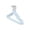 Blue, variant on Heavy Duty Clothes Hanger Set, Non Slip Hangers with Steel Core for Shirts, Coats, Jackets, Trousers and Dresses, Space Saving Wardrobe Organization and Storage, 5 Pack