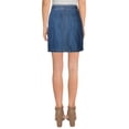 thumbnail image 2 of Bishop + Young Womens Deni Belted Pockets Denim Skirt, 2 of 2