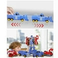 thumbnail image 6 of 5-in-1 Construction Vehicles Transform Into Robot Action Figures Assemble Into Giant Pull-Back Truck for Kids Boys & Girls, 6 of 7
