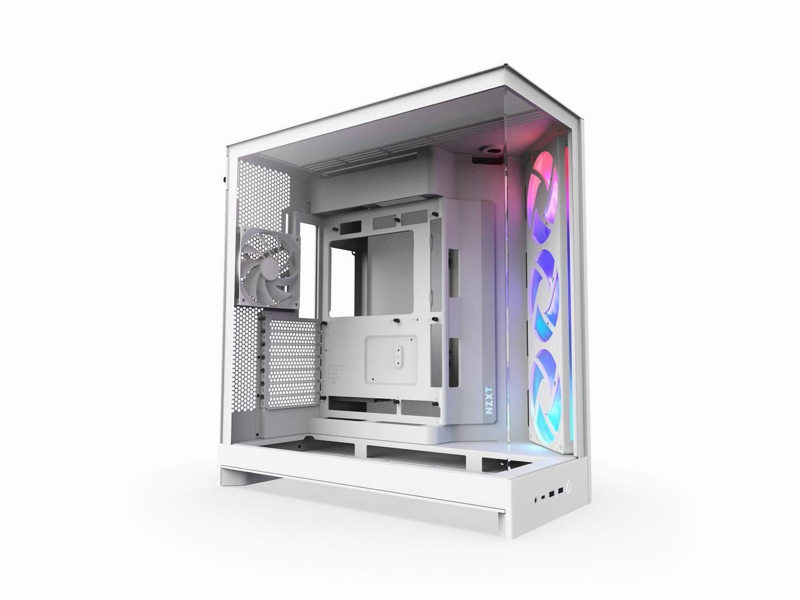 NZXT CM-H92FW-R1 White SGCC / Tempered Glass Mid-Tower Case (Computer Cases - ATX Form)