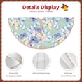 thumbnail image 3 of Sikiie Colorful Butterfly Nativity Christmas Tree Skirt, Jesus Christian Winter Holiday Tree Mat Decoration(30-48IN)48", 3 of 6