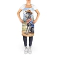 thumbnail image 2 of Scottish Deerhound Cowboy Welcome Apron 27 in x 30 in, 2 of 5