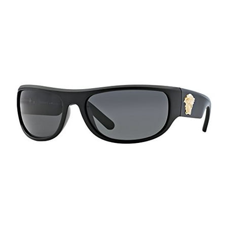 Versace - Men's VE4276-GB1/87-63 Black Wrap Sunglasses - Walmart.com