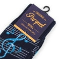 thumbnail image 3 of Parquet Men's Treble Notes Socks, 3 of 5