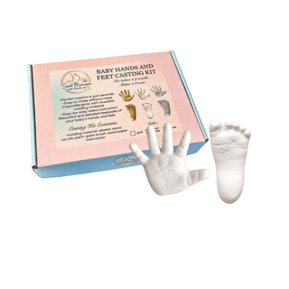 Tarmeek Baby Hand Casting Kit,Plaster Hand Molding Kit for Infant Hand &  Foot Mold Baby Hand Mold Casting Kit for Baby Casting Kit Keepsake Plaster  for First Birthday, Newborn Gifts 