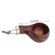 thumbnail image 4 of Taza de madera para campamento, taza de madera portátil de grano de madera única con asa, taza para café, té, leche, 4 of 8