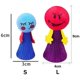 thumbnail image 4 of 10 pieces Creative Bounce Small People Children EVA Stress Release Toys Colorful Funny Expressions. Fun for kids!, 4 of 5