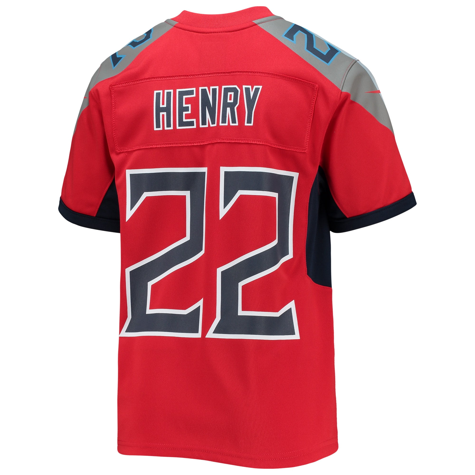 Youth Nike Derrick Henry Red Tennessee Titans Inverted Team Game