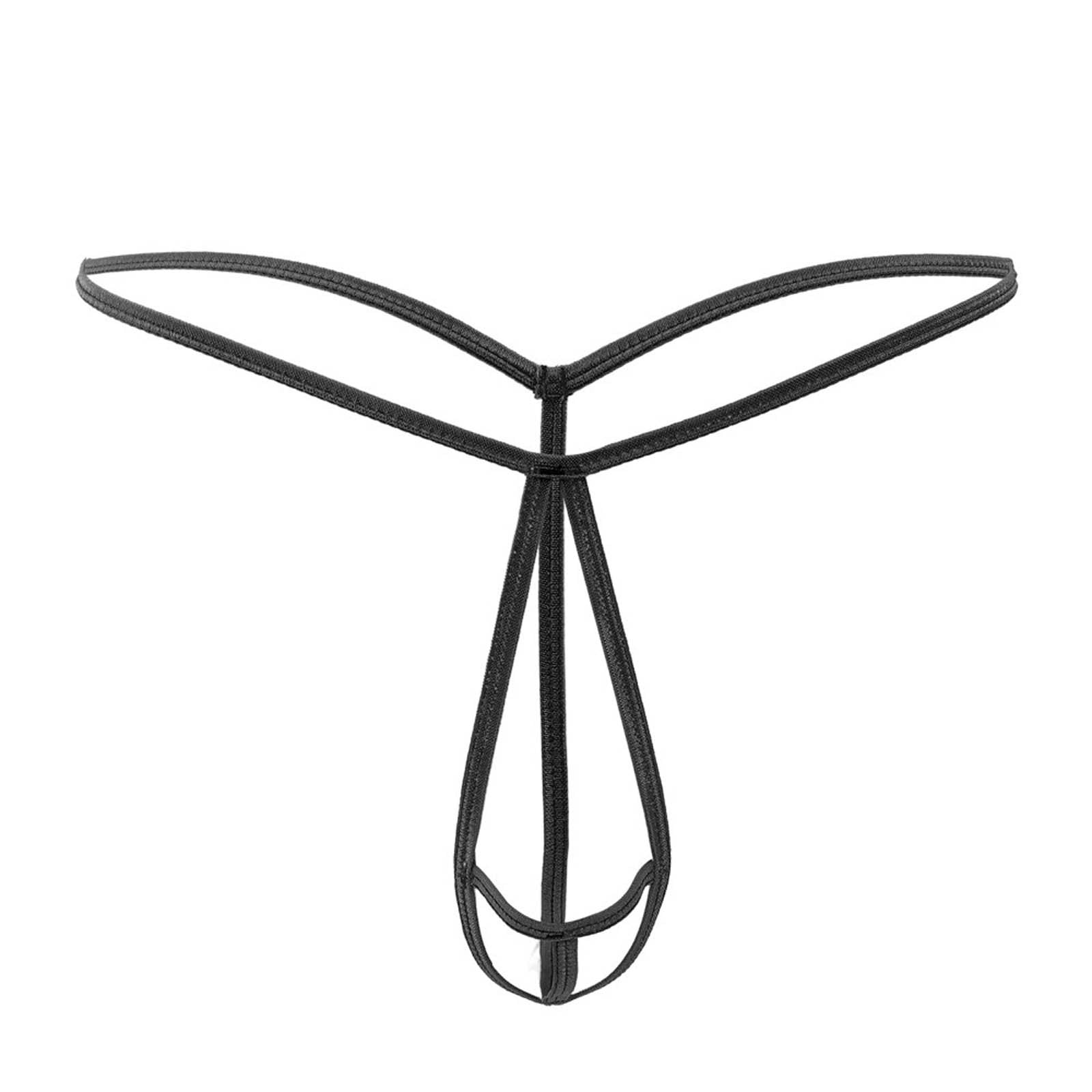 Mens Underwear Clearance Thong Lowwaisted Hollow Thin Belt GString