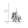 thumbnail image 3 of FB Jewels Sterling Silver Antiqued Basset Hound Charm, 3 of 3