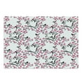 thumbnail image 1 of Cherry Blossom Cutting Board, Sakura Tree Flourishing Flowers and Birds Black Silhouettes, Decorative Tempered Glass Cutting and Serving Board, Large Size, Black Hot Pink White, by Ambesonne, 1 of 1