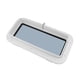 thumbnail image 2 of Sidaley Ojo de buey rectangular ABS de 4 mm de vidrio templado impermeable pretaladrado portillo de apertura barcos de pesca hardware de orificio de Bombillas para automóviles Blanco Sidaley VI001865-01B, 2 of 6