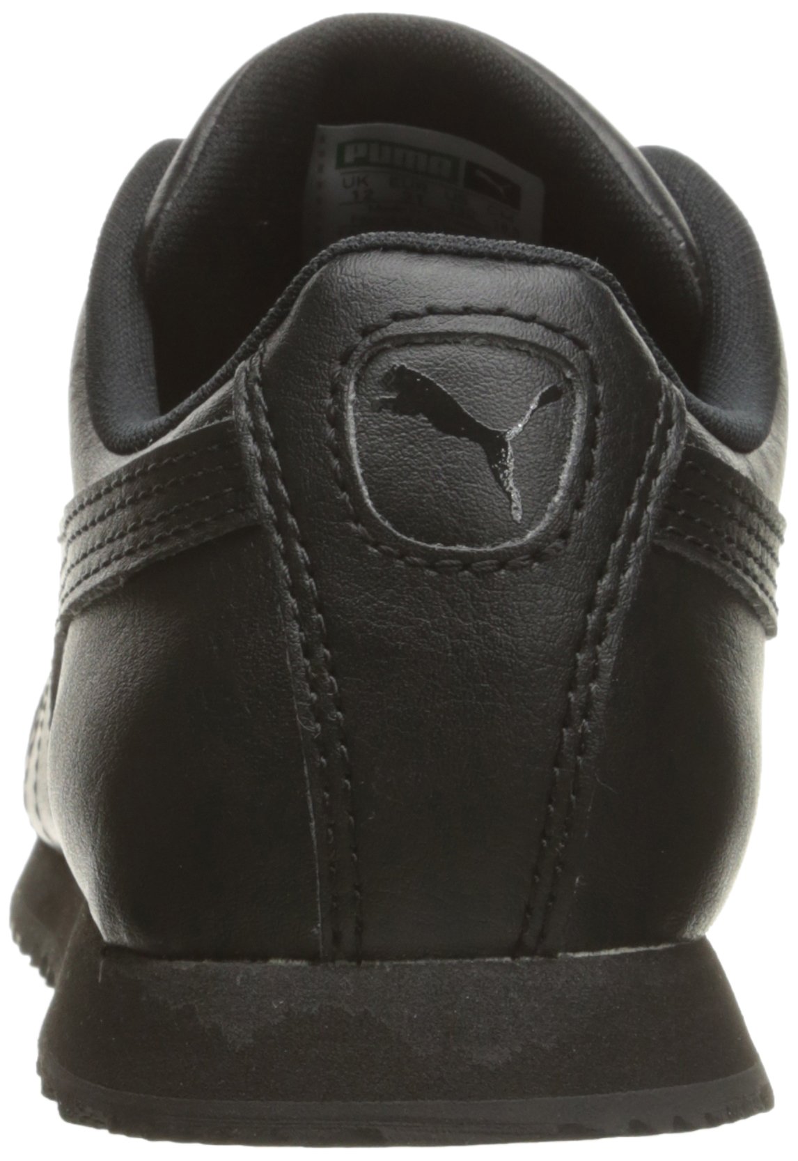 Puma 361594-12: Boys' Roma Basic PS-K Kid Black Sneaker (3 M US Little Kid)