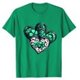 thumbnail image 4 of Camisetas de Manga Corta para las Mujeres de Moda Imprimir Cuello Redondo Camiseta, Mezcla de Poliéster Ligero para Primavera Verano Otoño, 4 of 8