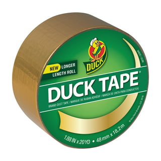  Duck Brand 280748 Metallic Color Duct Tape, Gold, 1.88 Inches x  10 Yards, Single Roll New Version : Arts, Crafts & Sewing