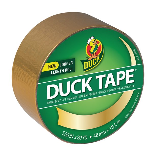 Duck Tape Brand 1.88 in. x 20 yd. Gold Color Duct Tape