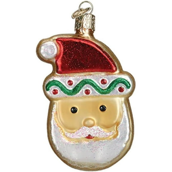 Santa Sugar Cookie Ornament