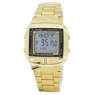 CASIO DATA BANK GOLD 腕時計 Casio, Men's Calculator Databank Watch, DBC611G-1D, Gold Tone