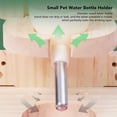 thumbnail image 6 of Suodoka Premium Pine Wood Hamster Water Bottle Stand – Leak‑Proof, Adjustable, High‑Density Pet Water Holder, 6 of 7